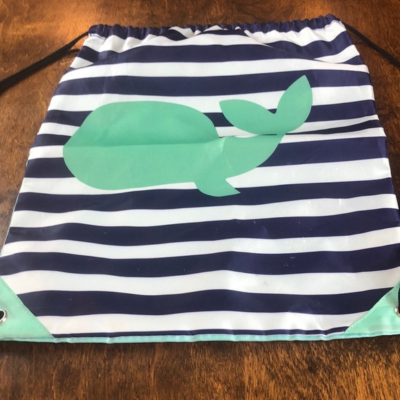 Whale drawstring, backpack bag - Picture 2 of 5